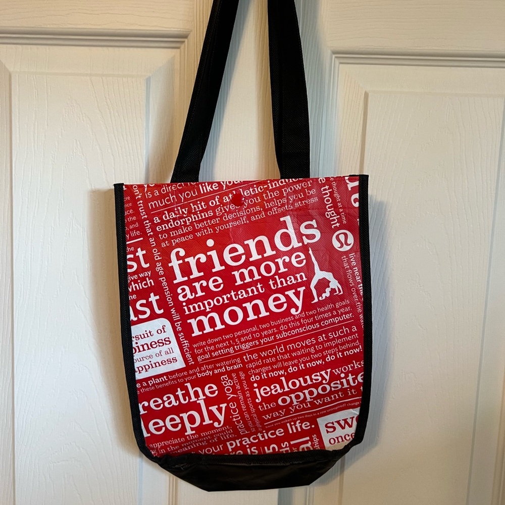 Authentic Original Lululemon shopping bag